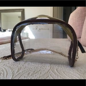MB Greene Clear Crossbody Purse